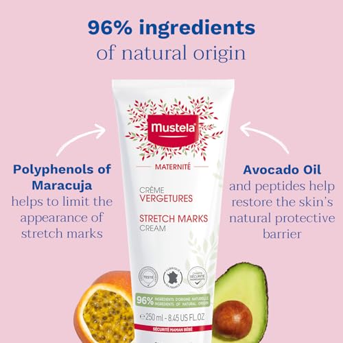 Lotion Corporelle Anti-Vergetures Mustela Maternité (150 ml) - Soin Spécial Grossesse, Prévention des Vergetures, Hypoal