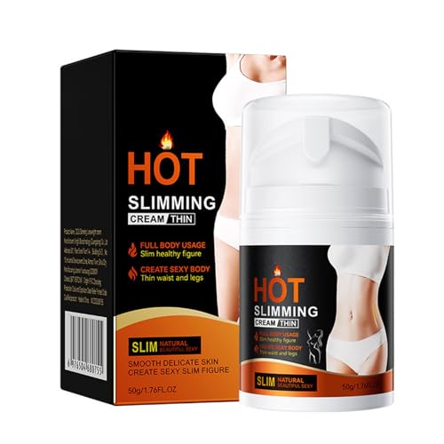 Crème Amincissante Chauffante Anti-Cellulite Concentrée, Soin Raffermissant Efficace, Modelage CorporelPuissant