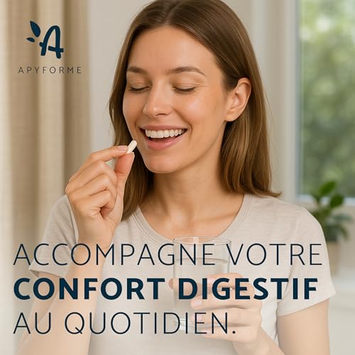 Probiotique Lactobacillus Gasseri Apyforme Ventre Plat - Digestion - Gélules Gastro-Résistantes - 30 Gélules Fabrication